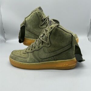 Nike Air Force 1 High WB GS Medium Olive 922066 202 Size 6.5Y